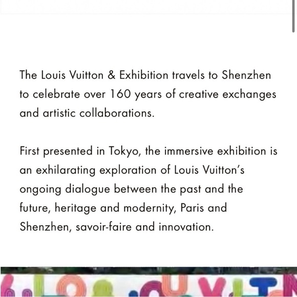 Louis Vuitton & Exhibition Eco Canvas Tote Bag - Picture 3 of 3